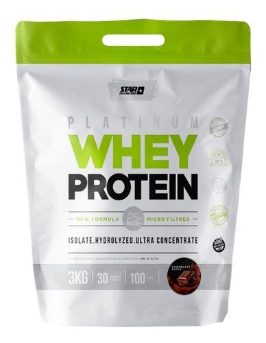 Suplemento en polvo Star Nutrition Platinum Whey Protein proteína sabor