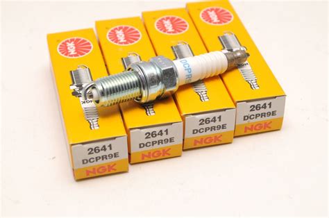 4 NGK DCPR9E 2641 Spark Plug Plugs Bougies Lot Of Four Lot De