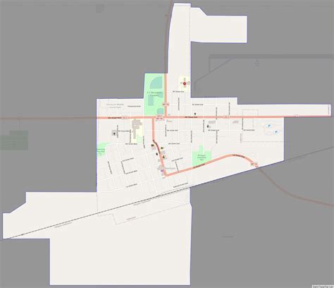 Map of Culbertson town, Montana - Thong Thai Real