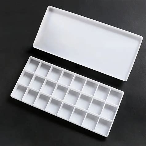 Paint Tray Palettes Acrylic Paint Color Palette Lid Painting Temu