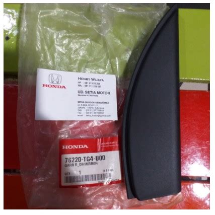 Jual Cover Tutup Baut Spion Bagian Dalam Honda Brio BRV Mobilio