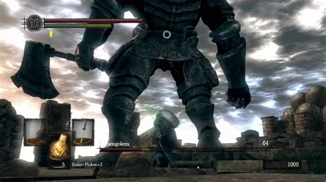 Dark Souls Iron Golem Boss Fight 1080p Youtube