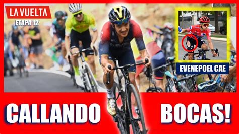 Richard Carapaz Gana Etapa En La Vuelta A Espa A Remco Evenepoel