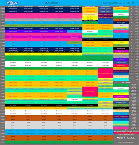 Disney Schedule Thread and Archive — Here’s Disney Channel’s Schedule ...