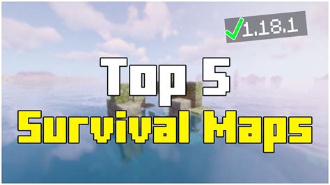 Top 5 Minecraft TLauncher Survival Maps For 1 18 1 YouTube