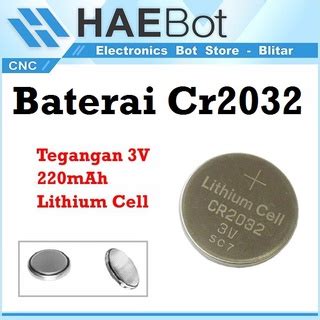 Jual Haebot Baterai Kancing Battery Cr Cmos Ic V Lithium Batrai