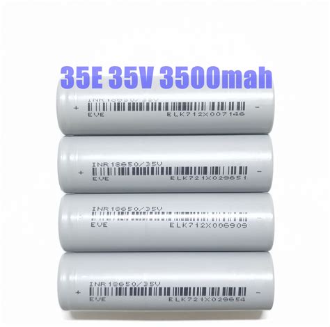 EVE 35V 18650 Cylindrical Battery Cell 3 7 3500mah Li Ion Battery Cell