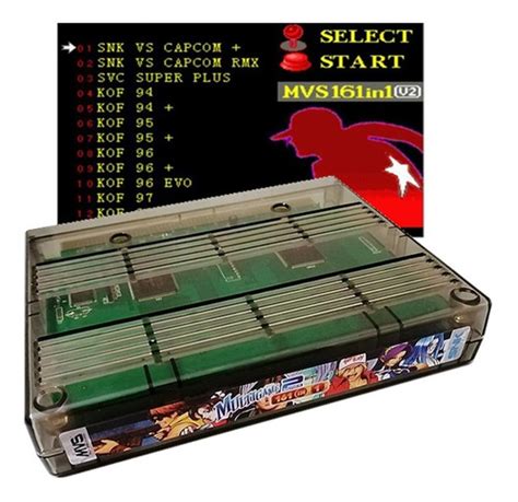 Snk Cartucho Mvs Card 161 En 1 Neo Geo Versión 2 Cuotas sin interés