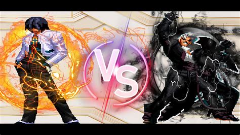 Kof M U G E N G S Nest Kyo Vs Dark God Rugal Ai Battles Youtube