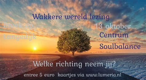 Lezing Over De Wereld Waarin We Leven Soulbalance