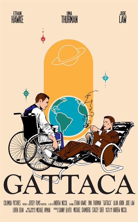 APVANO (art) — GATTACA movie poster I illustrated, designed, and...