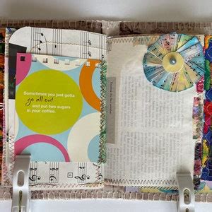 Page Junk Journal Semi Naked Journal Music Book Handmade Etsy