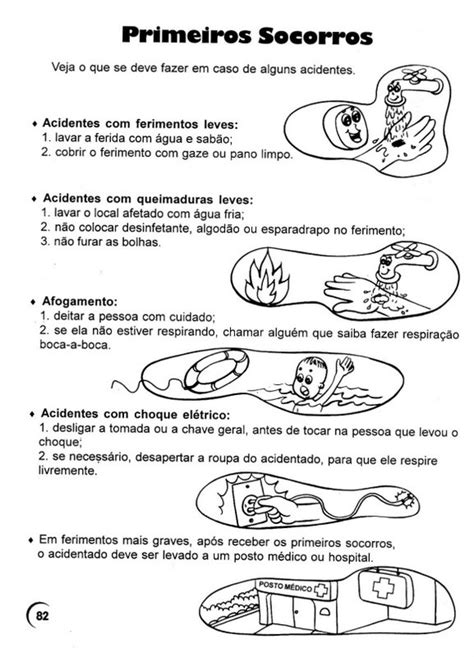 Atividades para o Ensino Fundamental Noções de Primeiros Socorros