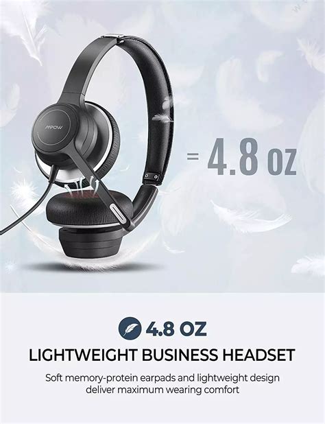 Buy MPOW Mpow HC6 USB Headset With Microphone Office Computer