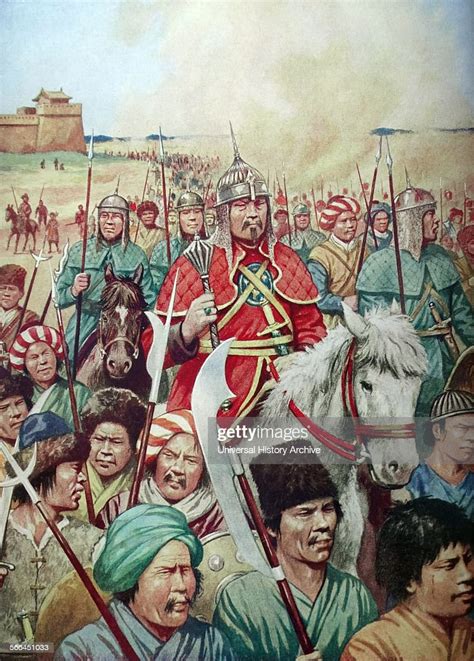 Genghis Khan Born Temüjin Was The Founder And Great Khan Of The