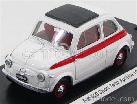 BRUMM DEAGOSTINI DEA04 30 Echelle 1 43 FIAT 500 SPORT TETTO APRIBILE