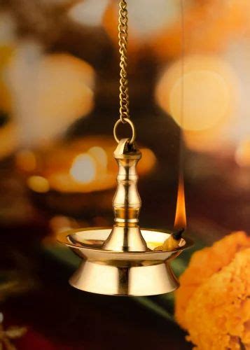 Hanging Diya NILAVILAKKU Hanging LAMP Kerala LAMP Brass Oil