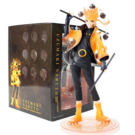 20CM Naruto Shippuden Statue Uzumaki Naruto Six Paths Sage Figure