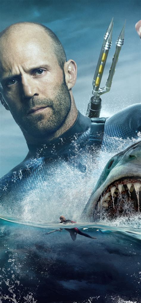 1242x2668 Jason Statham In The Meg Movie Iphone XS MAX ,HD 4k ...