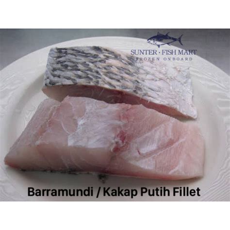 Jual Ikan Baramundi Fillet Barramundi Ikan Kakap Putih Fillet Skin