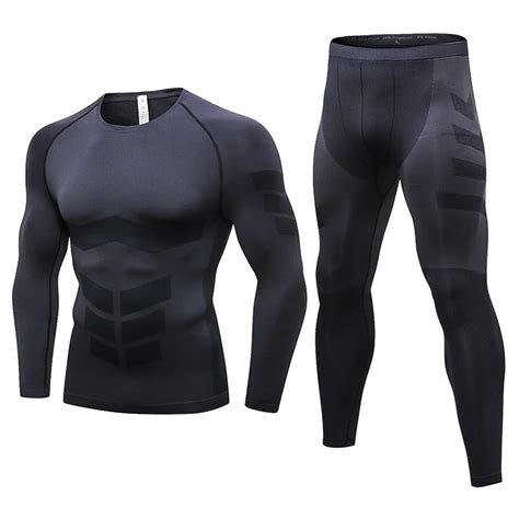 Mens Compression Sport Suits Quick Dry Running Sets Sports Joggers