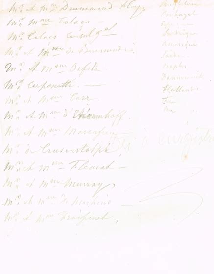 LISTE DE LETTRES D AMBASSADEURS À ENREGISTRER