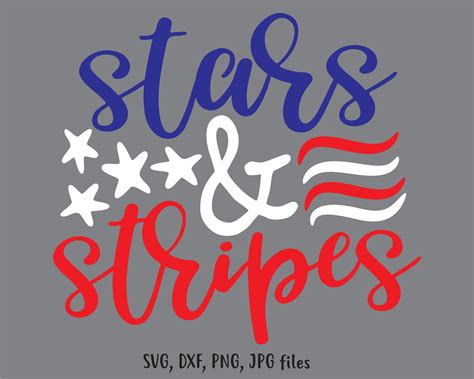 Materials Png Stars And Stripes SVG DXF Independence Day Svg America