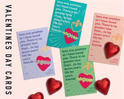 Catholic Valentines Day Cards Saint Valentine Cards for Kids Printable ...