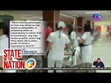 Mga Nurse Nanawagang Itaas Ang Kanilang Sahod DOH Pag Uusapan Daw