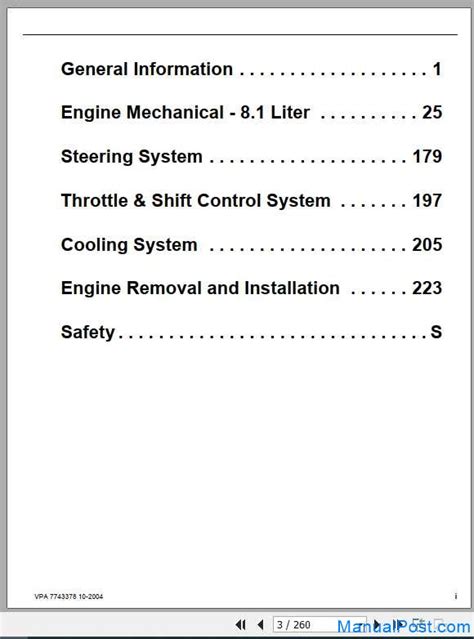 Volvo Penta Marine Engine 8.1 Gi GXi Workshop Manual – ManualPost – Instant Download Auto Manuals