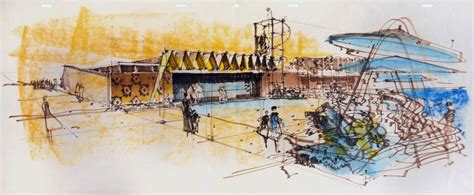 Adventurelandia — 1955 Tomorrowland Concept Art By Herb Ryman