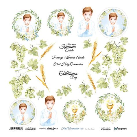 Papier Scrapbooking First Communion Boy Hobbyplace Pl