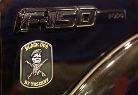 Emblem Shown On A Custom Tuscany Ford F 150 Black Ops Edition Photo 576756078413 Houston