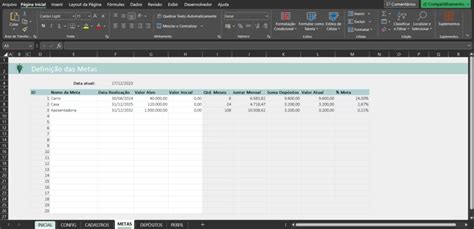 Planilha Para Juntar Dinheiro Excel Genial