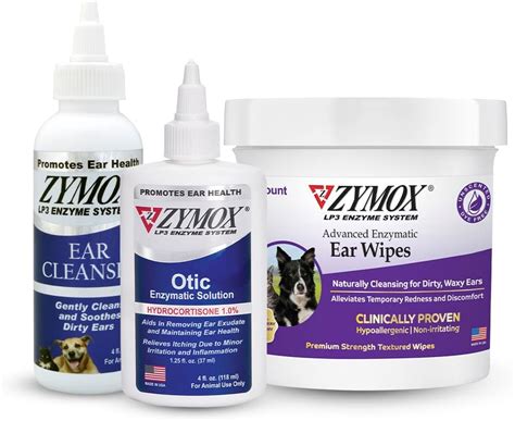 Zymox Enzymatic Ear Wipes Ear Cleanser And Otic Ear