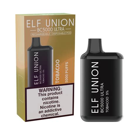 USA Authentic Elf Union Bc5000 Ultra Disposable Vape 5000 Puffs