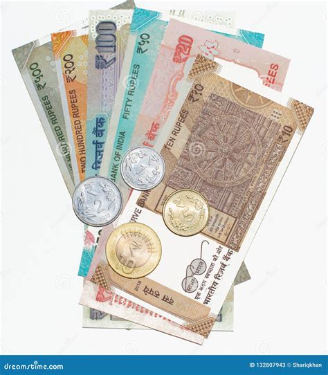 Indian Currency Notes and Coins Stock Image - Image of currency ...