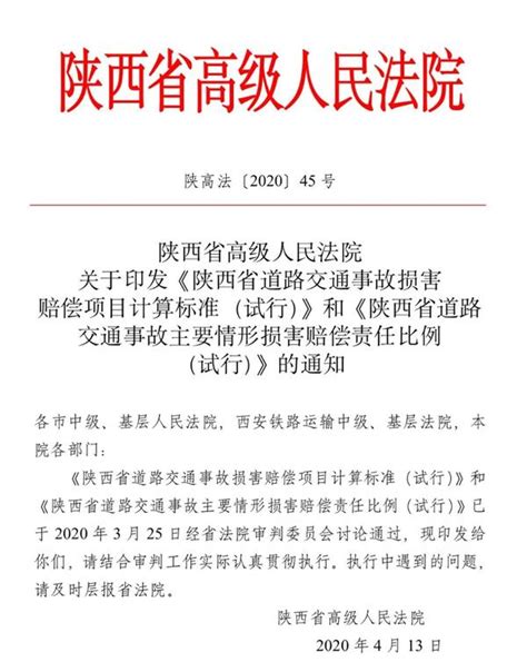 陕西地区2024年人身损害赔偿案件最新赔偿标准 附：官方文件关联规定 知乎