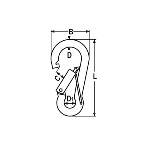 Mousqueton Pompier Avec Fermeture De S Curit En Inox