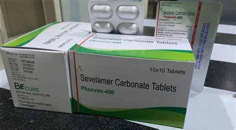 400 Mg Sevelamer Carbonate Tablets At Rs 1200 Box Sevelamer Carbonate