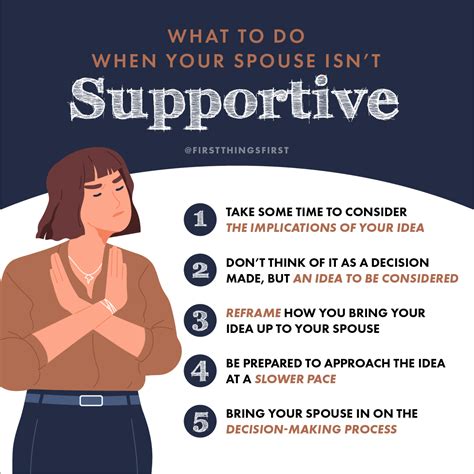 What To Do When Your Spouse Isnt Supportive First Things First