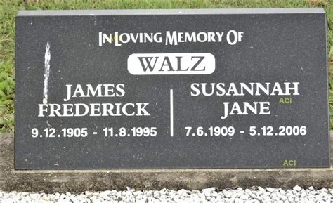 James Frederick Jim Walz 1905 1995 Find A Grave Memorial