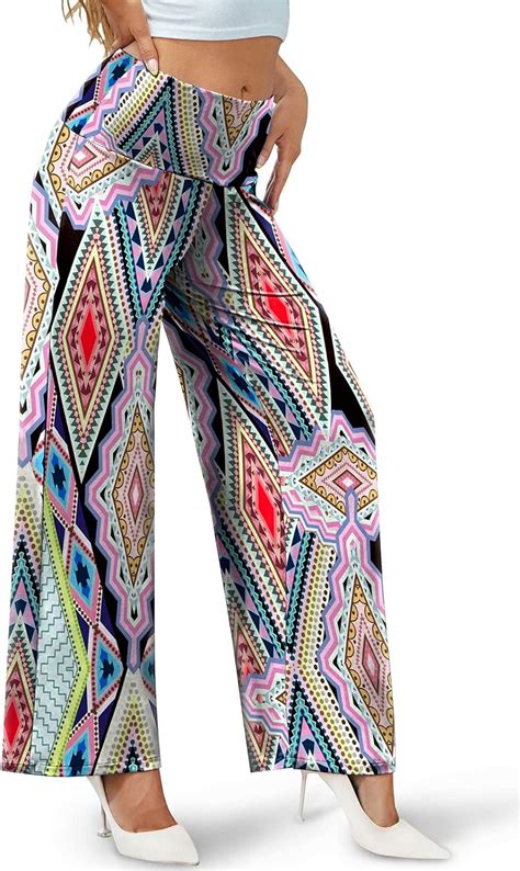 Arolina Womens Stretchy Wide Leg Palazzo Lounge Pants Casual Comfy