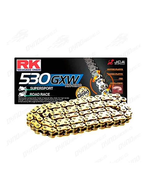 Cadena Rk Gxw Dorada Xw Ring Reforzada Super Sport