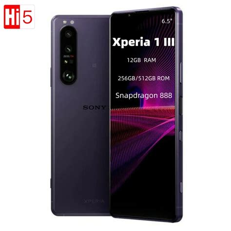 Sony Tel Fono Xperia Iii Iii Versi N Japonesa Gb De Ram Gb De