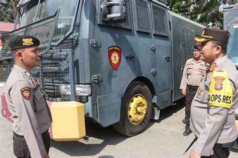 Jelang Pemilu Kapolres Langkat Cek Kesiapan Randis Dan Personel