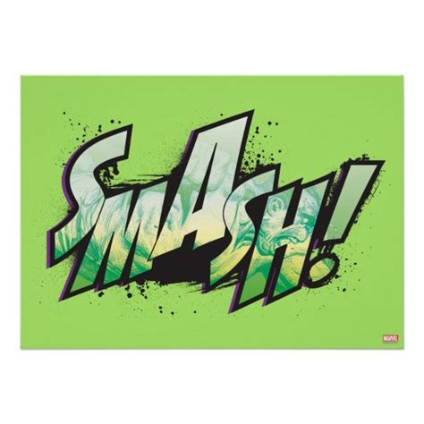 Smash Word Graphic Poster Zazzle Graphic Poster Graphic Panels