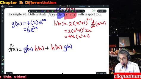 Am015311021 8 3 1 Differentiation Of Exponential E9d Youtube