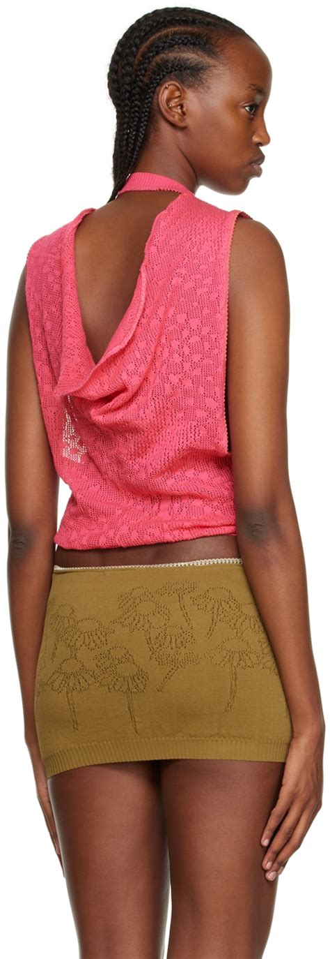 Buy Katya Zelentsova Katya Zelentsova Ssense Exclusive Pink Tank Top At