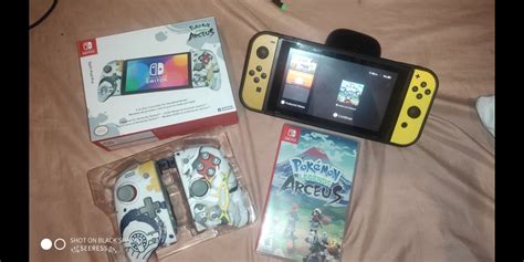 Nintendo Switch Arceus And Lets Go Eevee Bundle Video Gaming Video